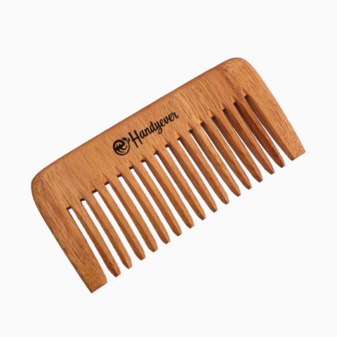 Handyever Neem Wooden Wide Tooth Comb - Image 6