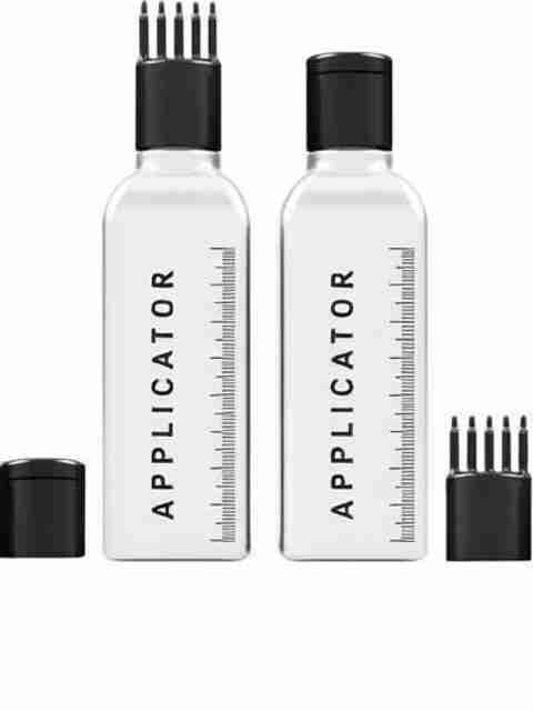 Vreeny Hair Root Applicator Bottle with Comb Cap for Applying Hair Oil, Shampoo and Medicine - Image 3