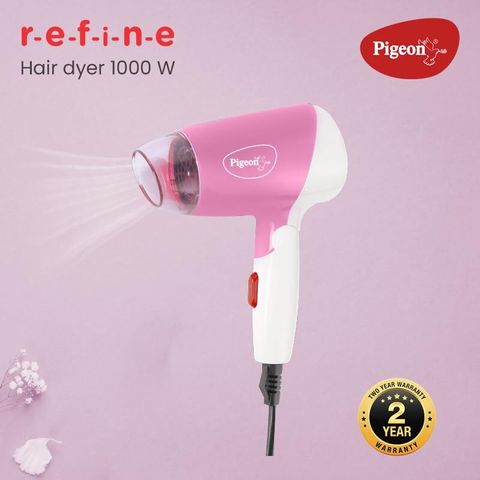 RLN Pigeon Hair Dryer 1000W Pink - Image 3