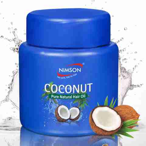 Nimson Coconut Pure Natural Hair Oil For Nourishing and Caring Benefits for Body & Hair à¤à¥à¤¶ तà¥à¤² (500 ml) - Image 3