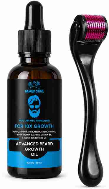 Garuda Store Advanced Beard Care Oil Kit with 0.5 mm Derma Roller for Men (1 Items in the set) - Image 5