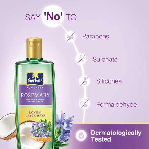 Parachute Advansed Rosemary Coconut Hair Oil 300ml - Image 8