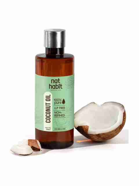 Nat Habit 100% Pure Coconut Oil 200ml - Image 2