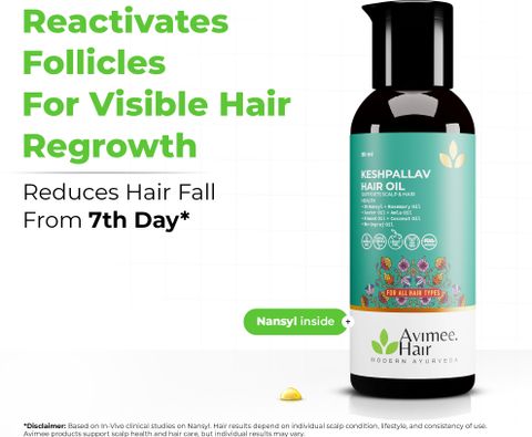 Avimee Herbal Keshpallav Hair Oil with Rosemary, 50 ml - Image 6