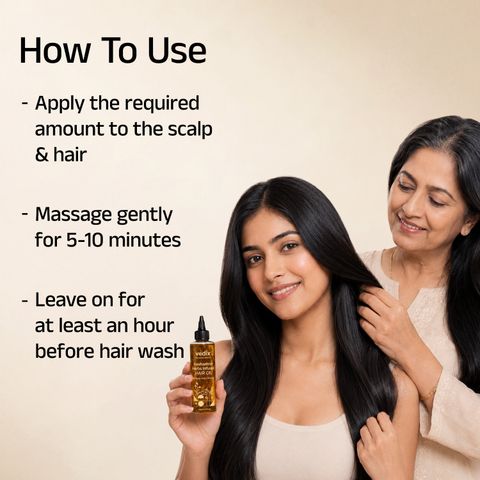 Vedix Keshamrut 16+ Herbs Infused Hair Oil (100 ml) - Image 7