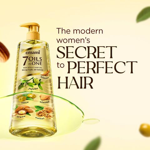 EMAMI 7 Oils In One Hair Oil Makes Hair 20X Stronger And Manageable Hair Oil (650 ml) - Image 8