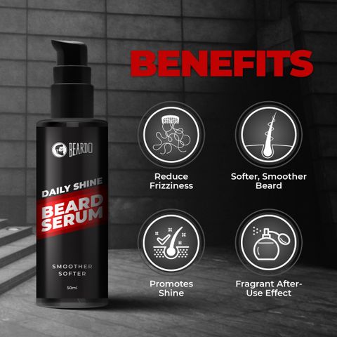 BEARDO Beard Serum for Beard growth (50 ml) - Image 4