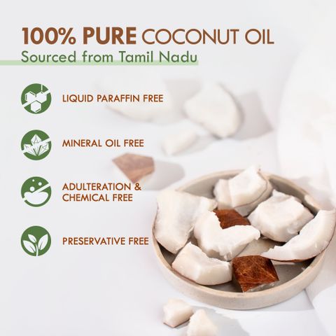 Nat Habit 100% Pure Coconut Oil 200ml - Image 4