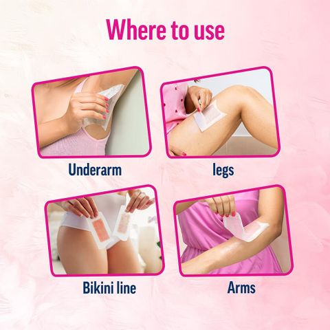 Veet Full Body Waxing Strips Kit Normal Skin 20 Strips - Image 6