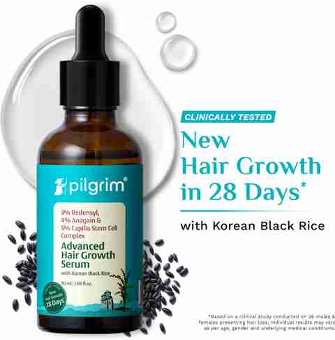 Pilgrim Advance Hair Growth Serum with Korean Black Rice & Rosemary, - Image 2