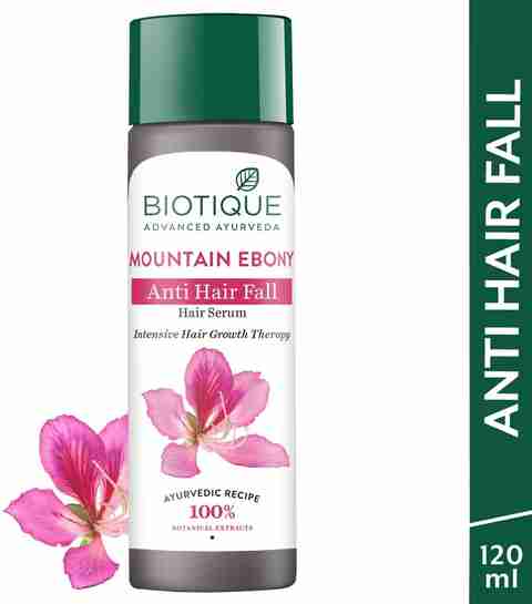 Biotique Mountain Ebony Anti Hair Fall Serum 120ml - Image 3