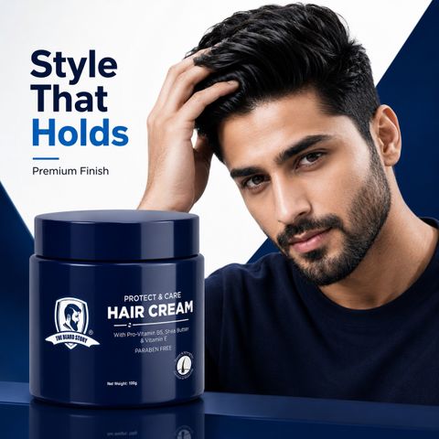 THE BEARD STORY Ultimate Men For Styling, Soft & Silky, With Uv Protect Vitamin B5 Hair Styler (100 g) - Image 8