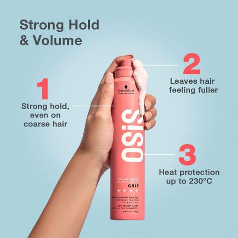 OCEA S82XH【mousse】 Schwarzkopf Professional OSiS+ Grip Extra Strong Hair Styling