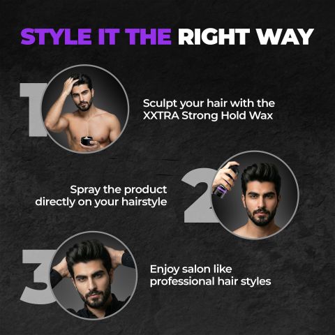 BEARDO XXTRA Strong Hold Hair Spray for Men, 150ml - Image 7