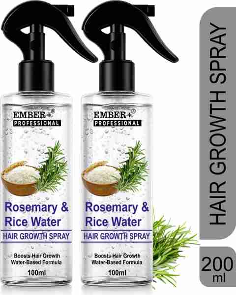 Ember Rosemary Water Hair Spray with Rice Water 200ml - Image 3