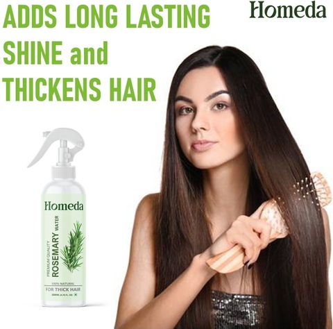 Homeda Rosemary Water for Hair Growth, Rose mary water spray Rose marry Rose Merry Mist (400 ml) - Image 8