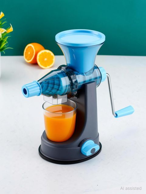 FlatKitch Plastic Manual Juicer, Blue - Image 7
