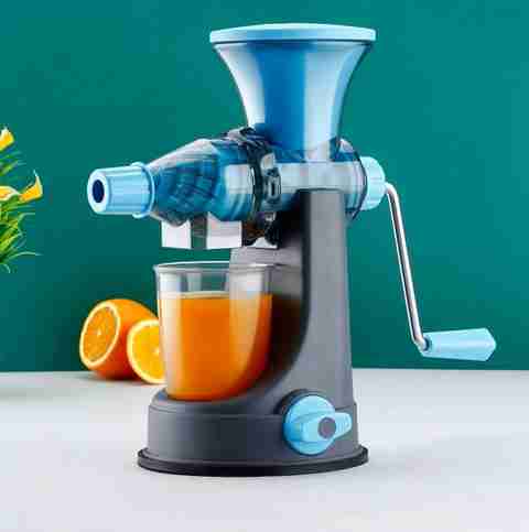 FlatKitch Plastic Manual Juicer, Blue - Image 5