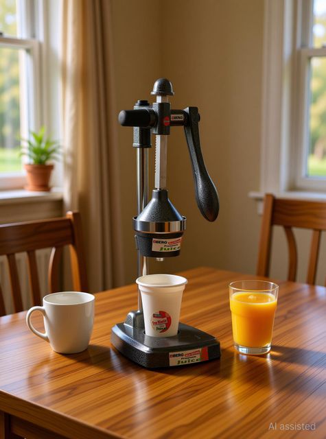 BERG Aluminium Fruits Juicer Hand Juicer (Black, Silver) - Image 6