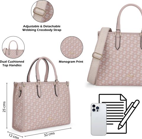 LAVIE Women Pink Satchel - Image 7