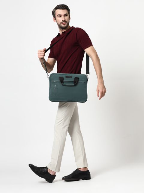Thomas Scott Men Blue Messenger Bag - Image 8