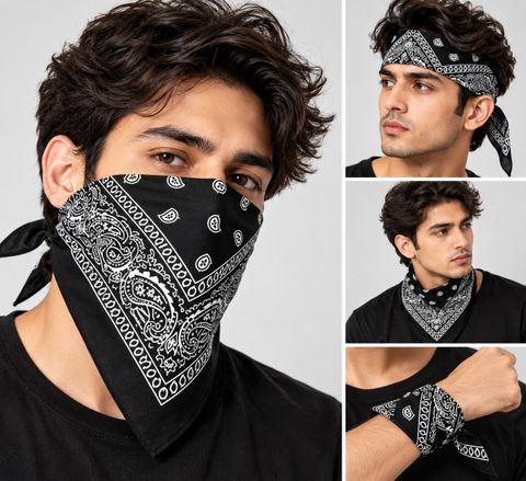 BLACKTANK Classic Printed Bandana [ - Image 5