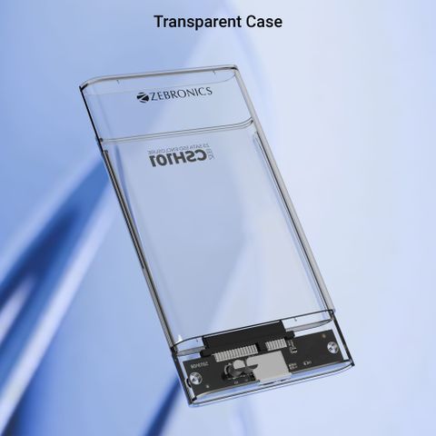 ZEBRONICS Zeb-CSH101 2.5 inch SSD Enclosure, White - Image 4