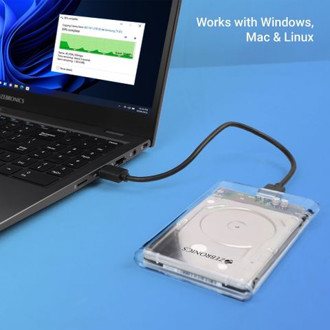ZEBRONICS Zeb-CSH101 2.5 inch SSD Enclosure, White - Image 7