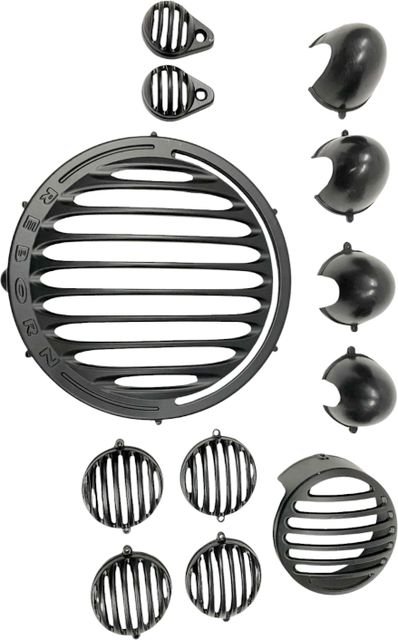 Dhe Best Bike HGR6 Headlight LED Indicator Grill 12 For RE Classic Reborn 350 Headlight Frame Support (Royal Enfield 2018) - Image 3