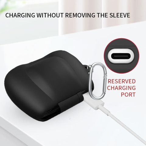 Toriko Silicone Press and Release Earbuds Case For GOBOULT UFO, GOBOULT Mustang Torq, GOBOULT Astra (Black) - Image 6