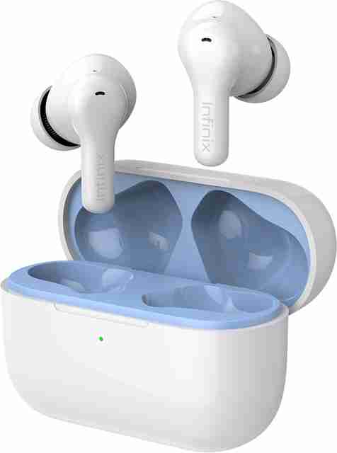Infinix XE 27 with Hybrid ANC, 4-Mic ENC, Voice Through mode, Low Latency Game Mode Bluetooth Headset (White, True Wireless) - Image 5