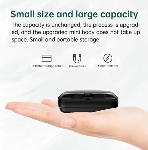 myxes M19 True Wireless Earbuds Powerful Bass ,Smart Touch Control LED Display M64 Bluetooth Headset (Black, True Wireless) - Image 5