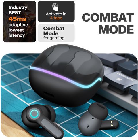 iFAST IF-401 Bluetooth Gaming Headset (Black, True Wireless) - Image 7