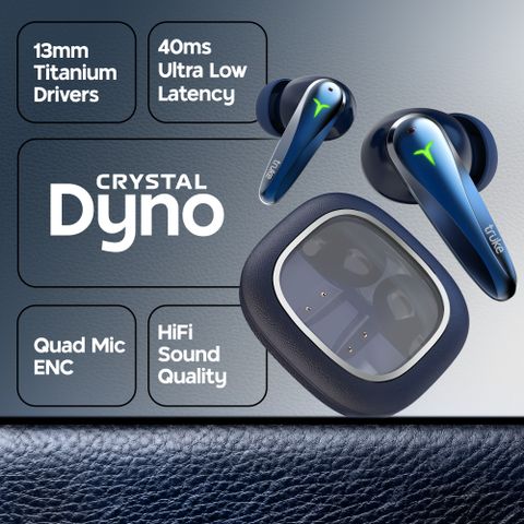 truke Crystal Dyno Gaming TWS, 70H Battery, Arctic Blue - Image 6