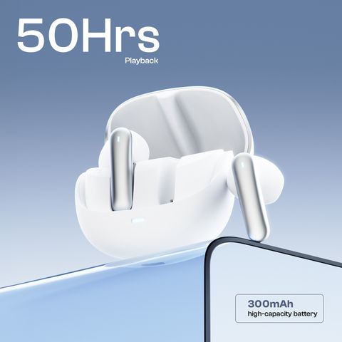 Fire-Boltt Aero Fit TWS Earbuds, Custom EQ Profiles, 50H Battery, Quad Mic ENC, BT 5.4 Bluetooth Headset (Polar White, True Wireless) - Image 8