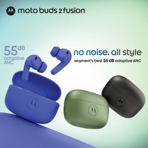 Motorola Buds 2 Fusion TWS Earbuds with ANC, 53H Playback - Image 5