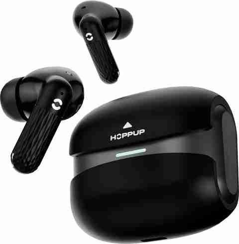 HOPPUP AirDoze Venom Gaming Earbuds, 50H Playtime, Black - Image 5