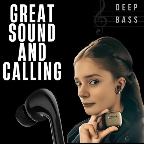 house of common Lag-Free Audio True Wireless Gaming Earbuds (Black) - Image 5