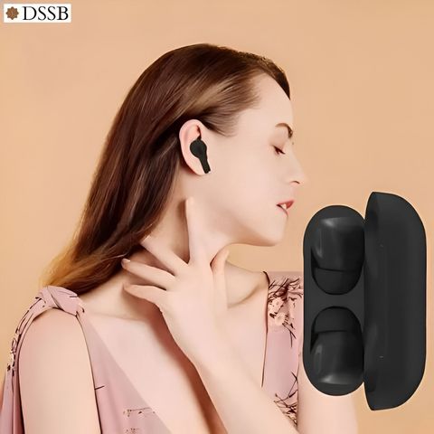 DSSB Premium Black Bluetooth Earbuds With Best Quality Sound and Bass Bluetooth Headset (Black, True Wireless) - Image 5