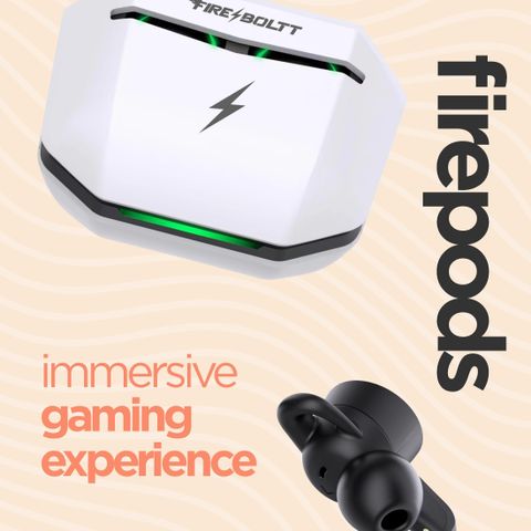Fire-Boltt Game Pods Ninja 601 TWS Earbuds, White - Image 4