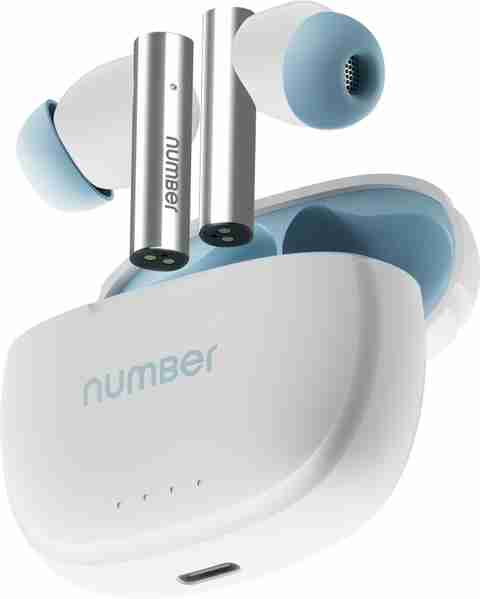 Number Navo Buds X1 TWS Earbuds, White Sky - Image 5