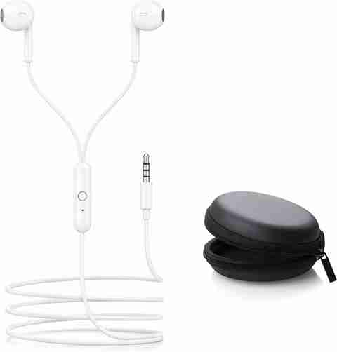 XTOUCH White Wired Earphones with In-Line Microphone - Image 2