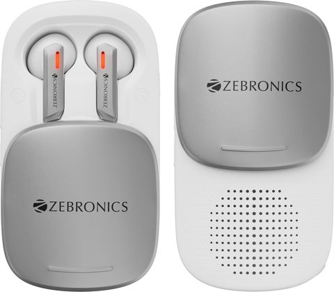 ZEBRONICS ZEB Sound Bomb X1 3-in-1 Wireless Earbuds, Speaker Combo, Built-in LED Torch Bluetooth Headset (White, True Wireless) - Image 3
