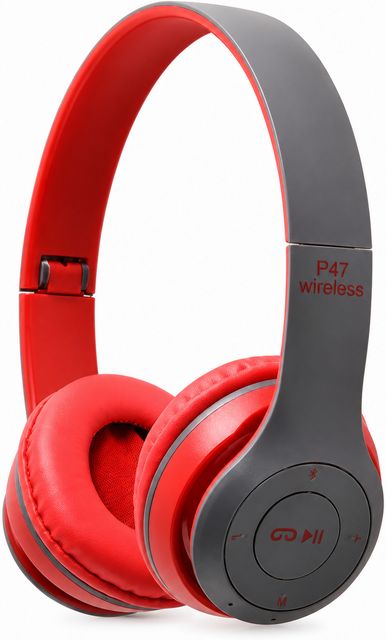 TheLazuliStore P47 Wireless Bluetooth Headphones Grey - Image 4