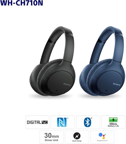 SONY WH-CH710N Active noise cancellation enabled Bluetooth Price