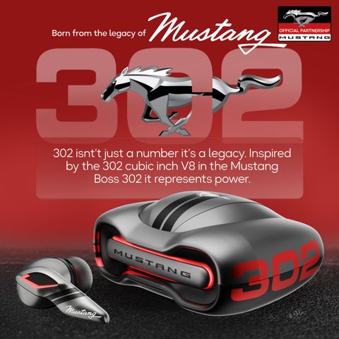 GOBOULT Mustang Torq 60Hrs, App Support, 4Mic ENC, Breathable LED, 5.4v Bluetooth Headset (Silver, True Wireless) - Image 6