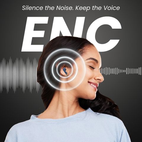 Aroma TWS4 V5.4 Upto 60Hr Playtime*, ENC, Dual Paring, Fast Charging, Heavy Bass Bluetooth Headset (Midnight Blue & Grey, True Wireless) - Image 8