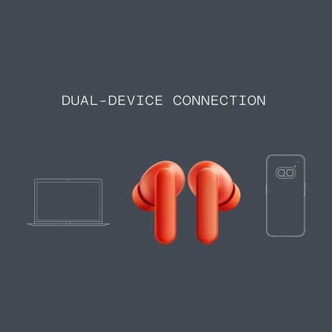 mahitek True Wireless Earbuds Orange - Image 3