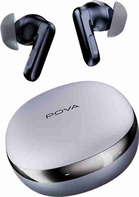 POVA AI Buds Pro True Wireless Earbuds, Starry Grey - Image 5