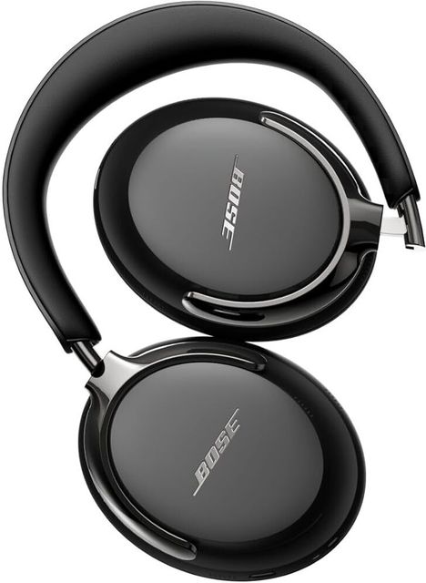 Bose QuietComfort Ultra Bluetooth Headphones (2nd Gen) Bluetooth & Wired Headset (Black, On the Ear) - Image 7